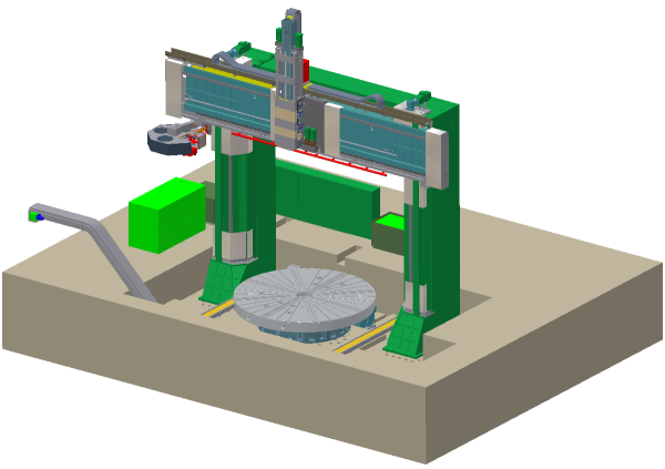 Double Column Vertical Boring Mills